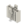 Plug housing 171 971 997 A - Central electrics ‘Plug K’