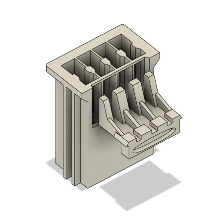 VW Steckergehäuse Federkontakt 861 971 998 A - 4er Stecker