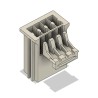 VW Steckergehäuse Federkontakt 861 971 998 A - 4er Stecker